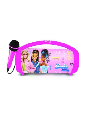 Enceinte Bluetooth Sans-Fil Lumineuse avec Micro Barbie