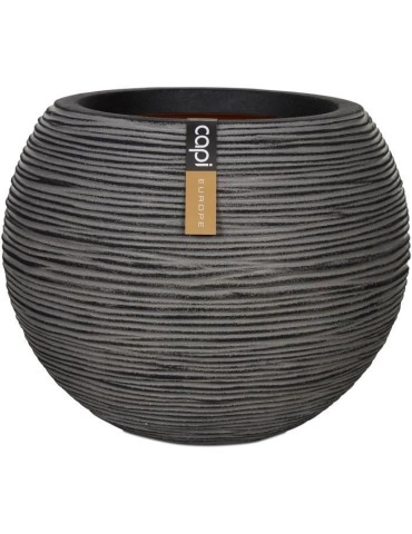 Vase boule - CAPI EUROPE - RIB NL - 40 x 32 cm - Anthracite