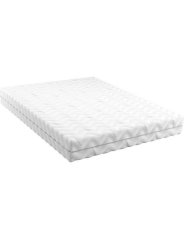 BAMBU - Matelas - 140 x 190 cm - Epaisseur : 20 cm - Réversible - Ressorts ensachés