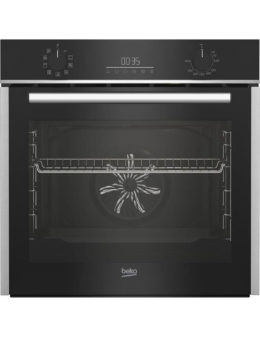 Four encastrable - Chaleur pulsée 3D - BEKO - BCBIM16300XDE - Inox - 72 L - 59,4x56,7x59,5 cm