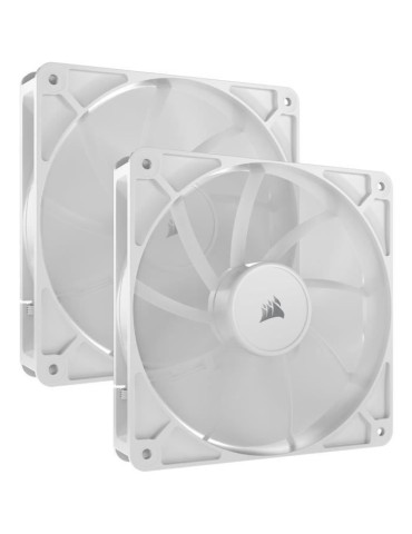 Pack de 2 ventilateurs PWM 140mm - CORSAIR - RS140 - Blanc