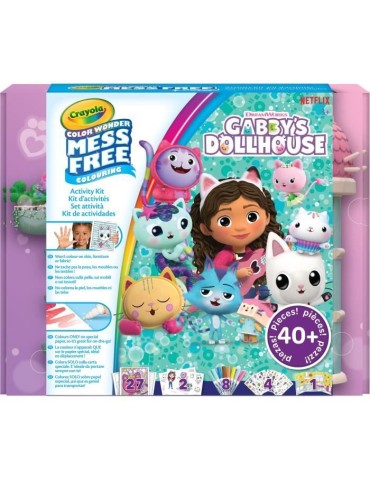 Coloriage - CRAYOLA - Color Wonder Activity Kit Gabby's Dollhouse - Coffret d'activités colorées! Des 3 ans