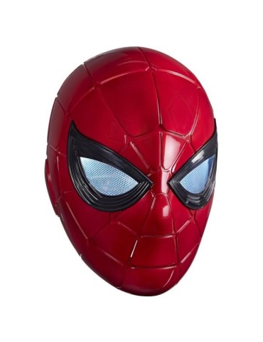 Casque électronique IronSpider avec yeux lumineux, 6 réglages de luminosité et taille ajustable, Marvel Legends Series Spider