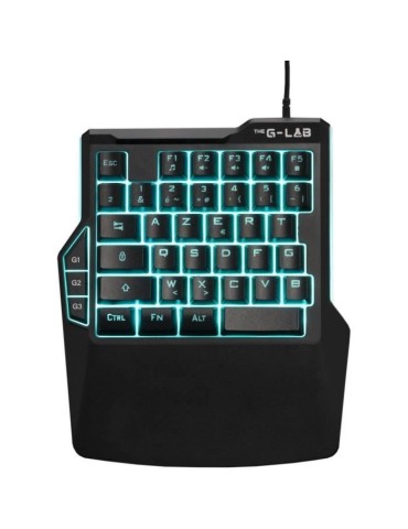 Clavier Gamer - THE G-LAB - KEYZ THORIUM - MINI CLAVIER- Filaire - Noir