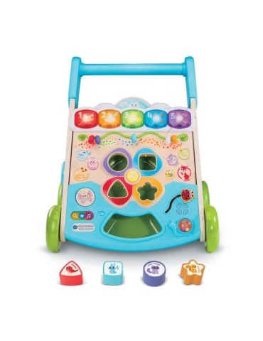 VTECH SUPER TROTTEUR NATURE INTERACTIF (JOUET AVEC PARTIE BOIS CERTIFIE FSC)