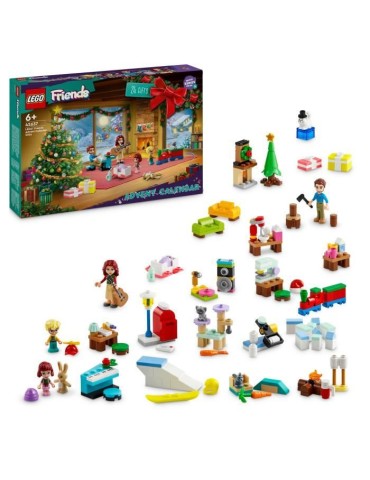 LEGO Friends 42637 Le Calendrier de l'Avent 2024 Cadeaux avant Noël Inclut 5 personnages