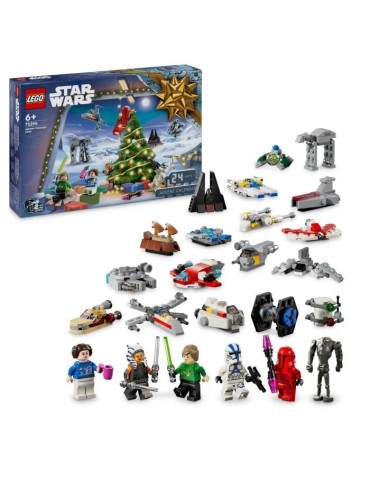 LEGO Star Wars 75395 Le Calendrier de l'Avent 2024 - Set a Construire Idée Cadeau de Noël