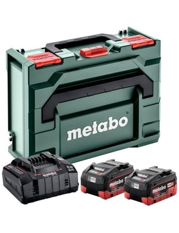 Pack énergie Batteries 18 V + Chargeur ultrarapide - METABO - ASC 145 - MetaBOX