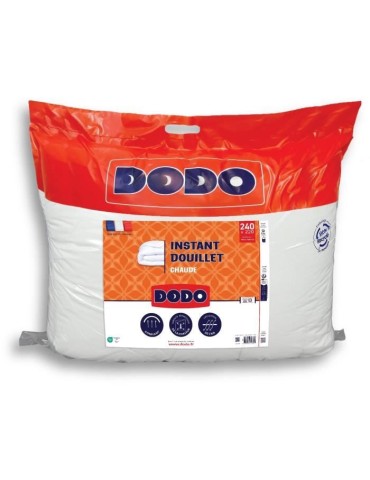 DODO - Couette - Instant douillet - 220 x 240 cm - 300g/m² - Blanc