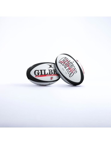 Ballon de rugby - Stade Toulousain - GILBERT - Replica double champion - Mini