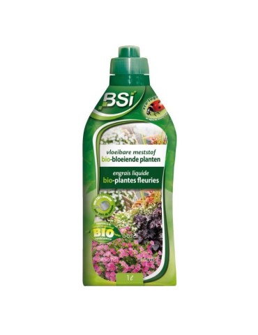 Engrais organique liquide pour plantes fleuries - BSI - Stimule la floraison - Avec Oligo-éléments 1L - UAB