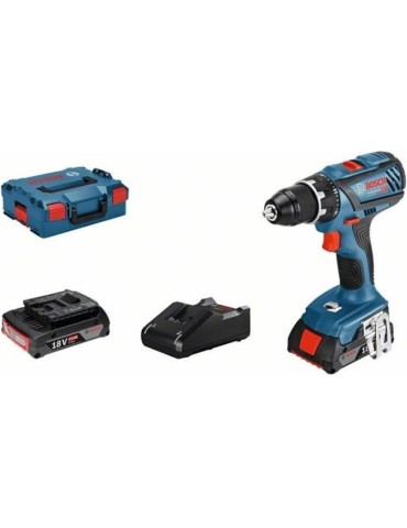 Perceuse-visseuse Bosch Professional GSR 18V-28 + 2 batteries 2,0Ah + chargeur GAL1820 + L-Case - 06019H4109