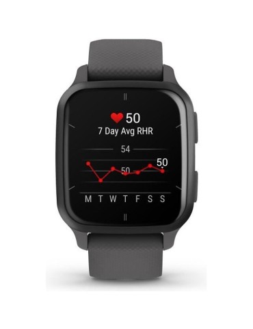 Montre connectée GARMIN Venu Sq 2 Gray avec bracelet noir