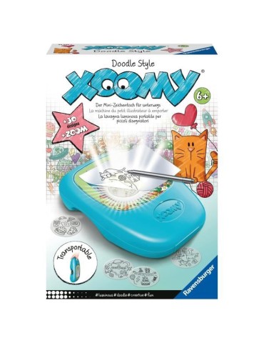 Jeu de dessin - RAVENSBURGER - Xoomy Midi Doodle Style - Enfant - Mixte - Rose - 6 ans - Portable