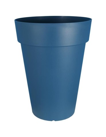 Bac a fleurs RIVIERA SOLEILLA - Plastique - Hauteur 66 cm - Bleu