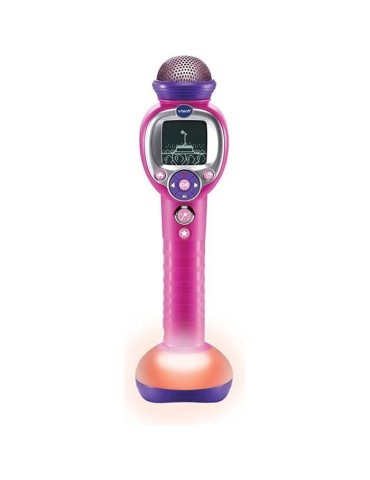 Micro Karaoké Enfant VTECH Kidi Super Star Moov' Rose - 6 ans et +